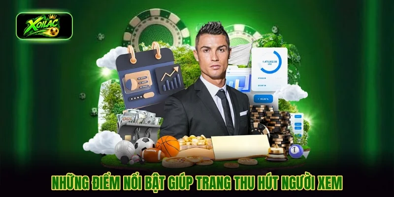 Những điểm nổi bật giúp trang thu hút người xem