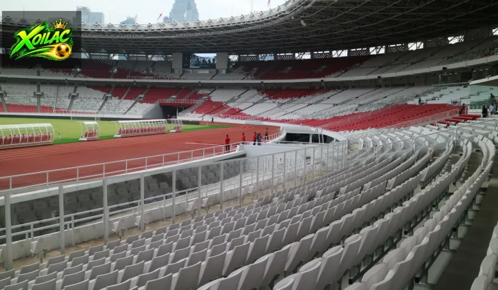 Khán đài sân vận động chính Gelora Bung Karno sau nâng cấp